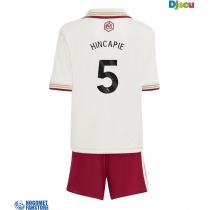 Arsenal Piero Hincapie #5 Rezervni Dres za djecu 2025-26 Kratak Rukav (+ Kratke hlače)